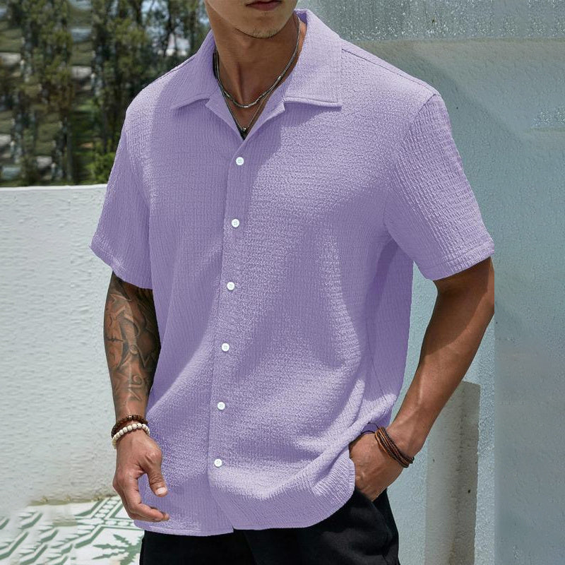 Men's Textured Knit Shirt