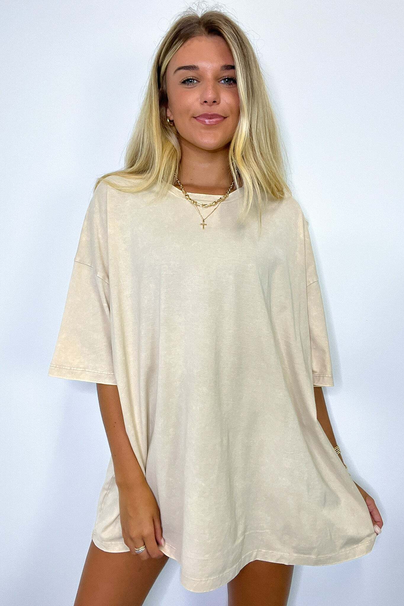 Weekend Awaits Mineral Wash Oversized Top - BACK IN STOCK