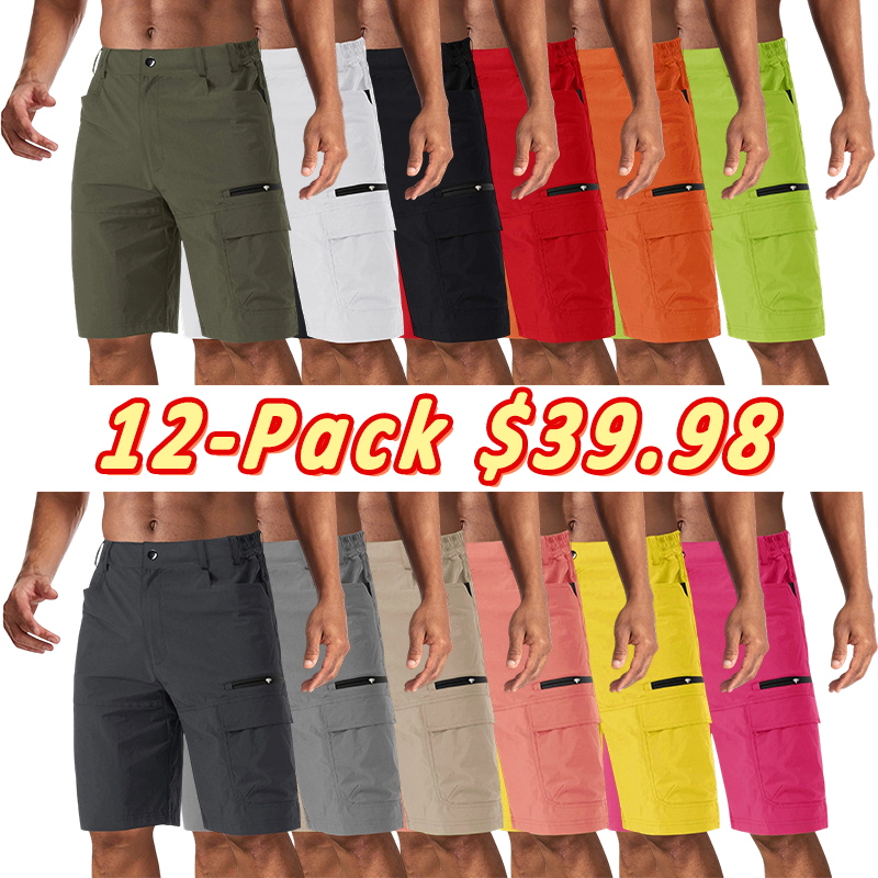 🔥Men's Summer Lightweight Quick-Dry Work Shorts(Pockets on both the front and back)