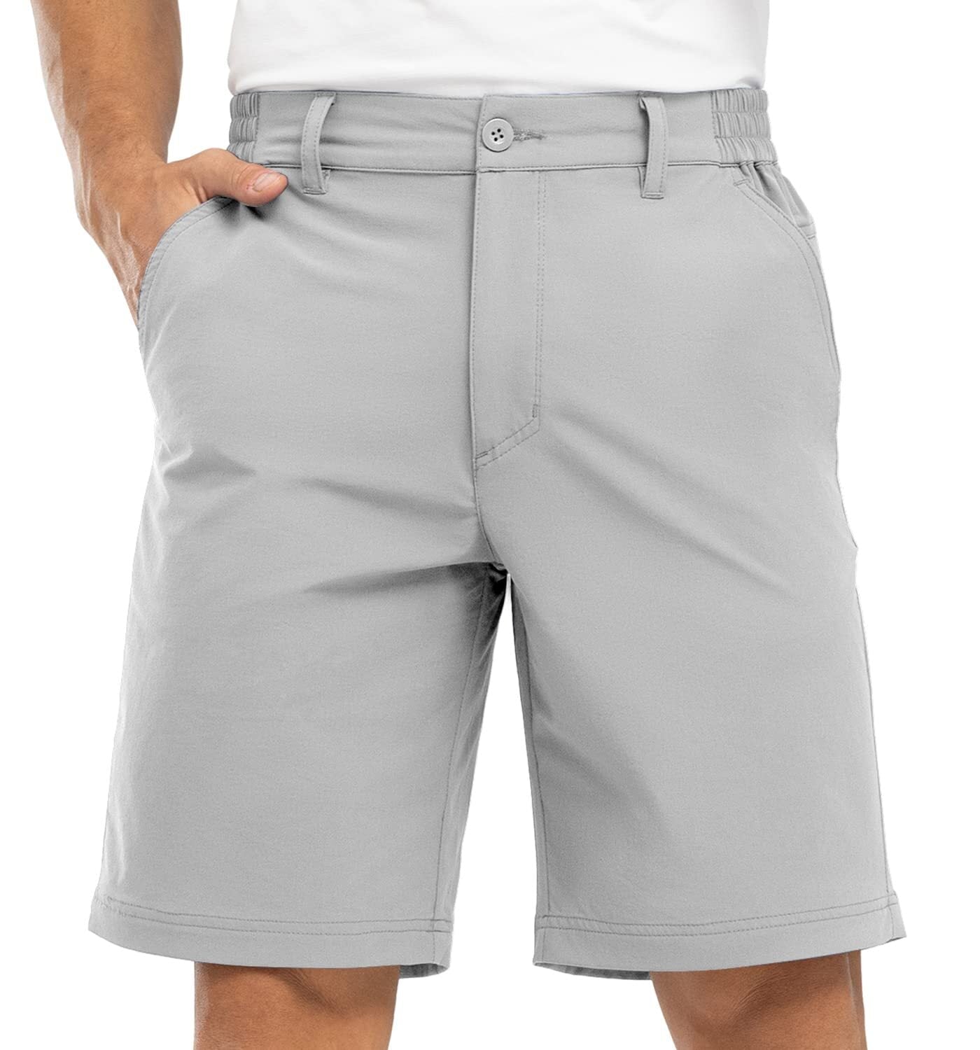 Men's golf shorts, stretch, lightweight, quick-drying, with 5 pockets