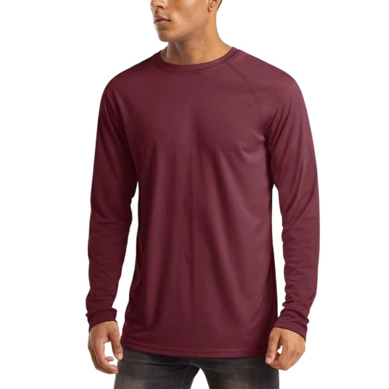 Men's UPF 50+ Long Sleeves Shirts Quick Dry Lightweight T-Shirt for Hiking Swimming Workout Rashguard
