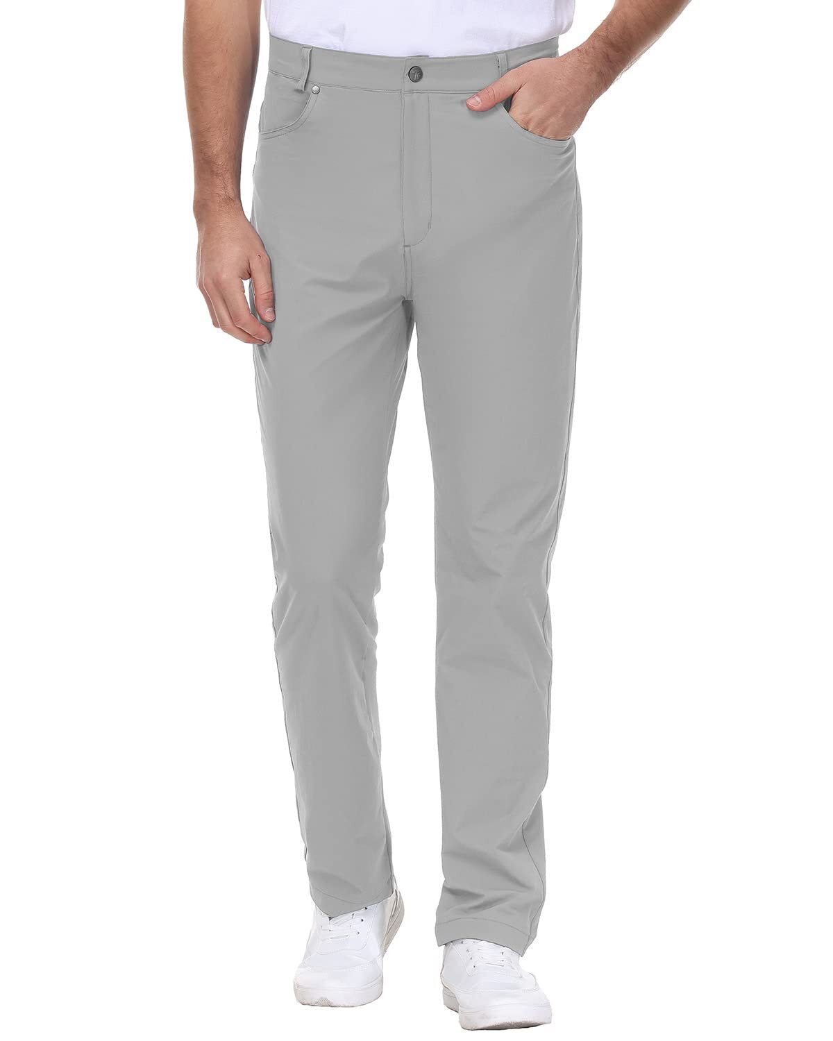 š„PROMOTION LAST DAYš„Men's Stretch Golf Pants Lightweight Quick Dry Work Casual Dress Pants 6 Pack