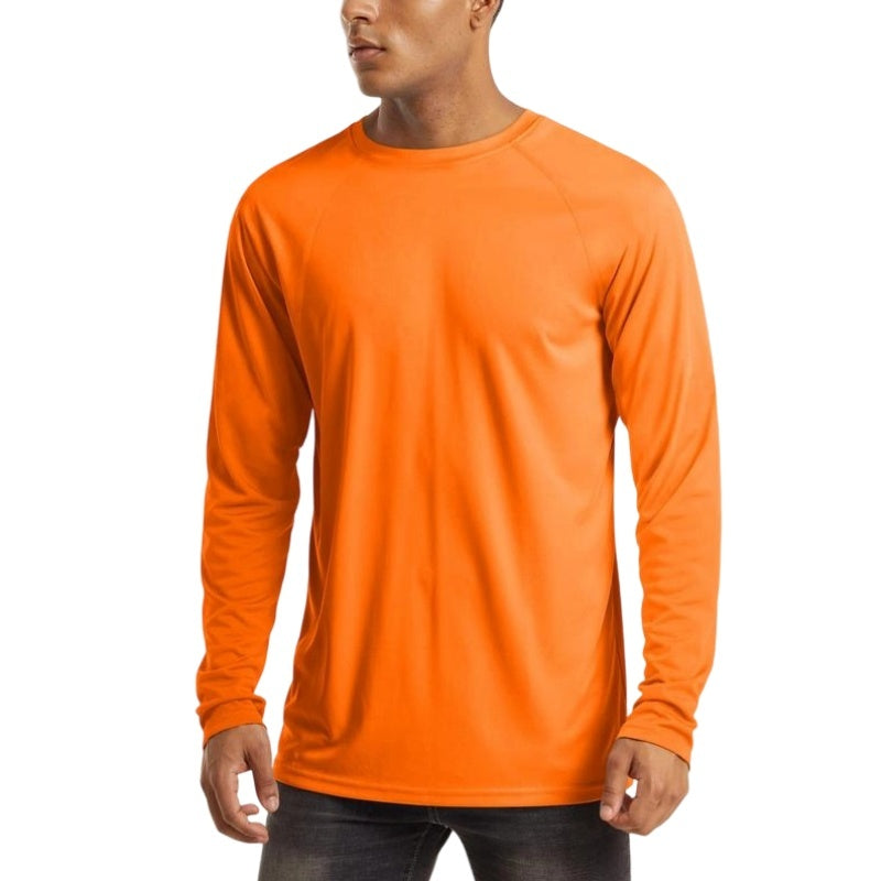 Men's UPF 50+ Long Sleeves Shirts Quick Dry Lightweight T-Shirt for Hiking Swimming Workout Rashguard