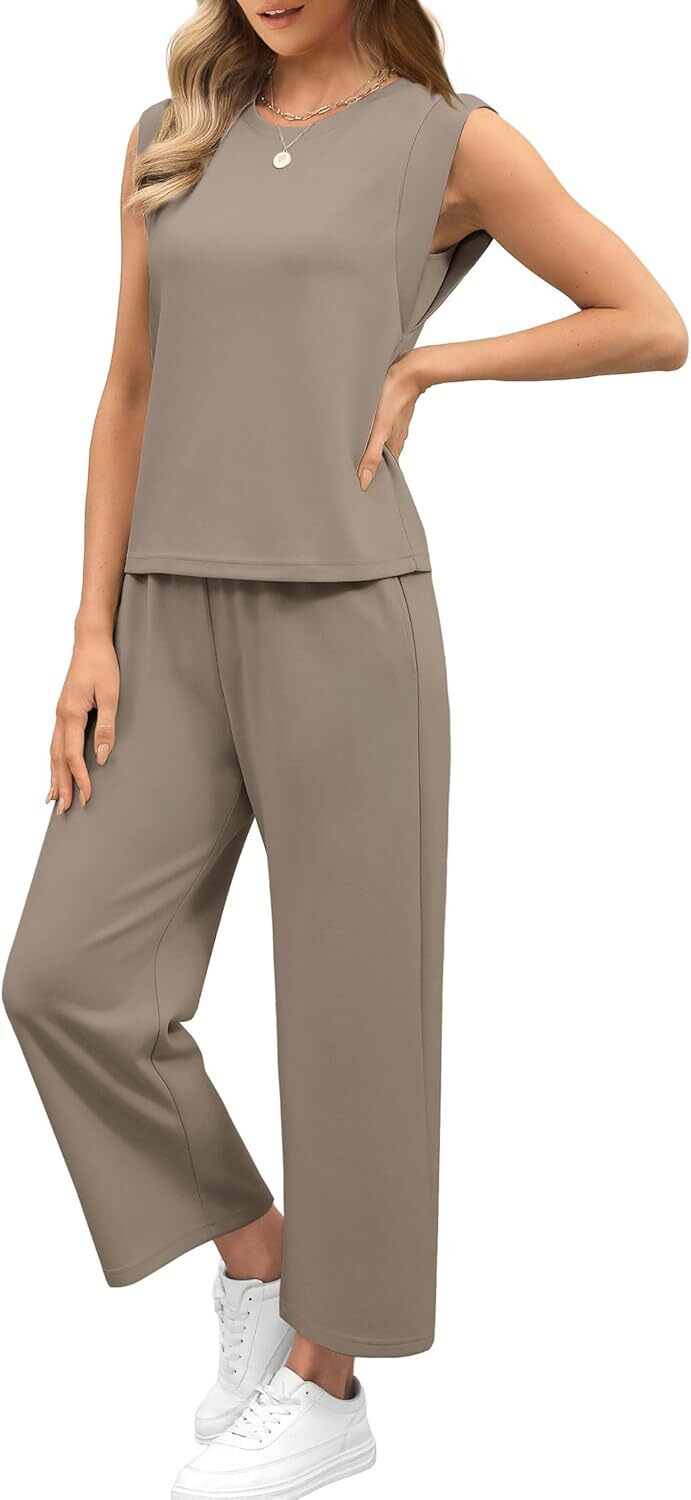 Two Piece Sets for Women Spring/Summer travel Lounge Sets