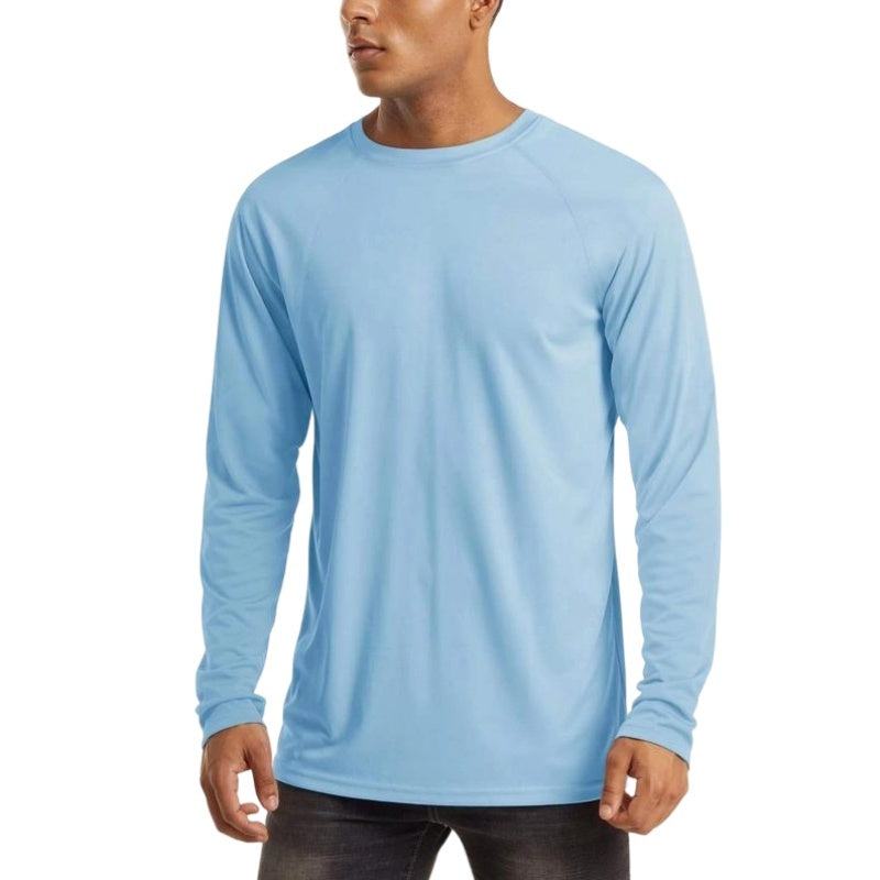 Men's UPF 50+ Long Sleeves Shirts Quick Dry Lightweight T-Shirt for Hiking Swimming Workout Rashguard