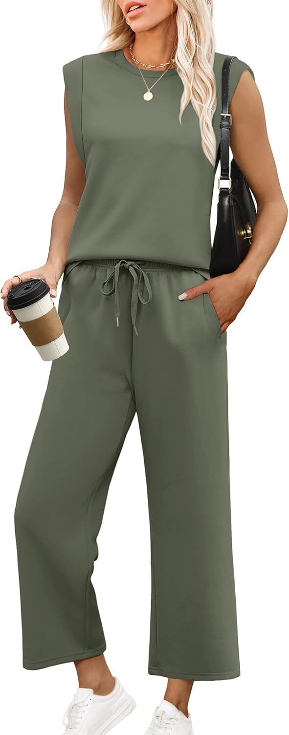 Two Piece Sets for Women Spring/Summer travel Lounge Sets