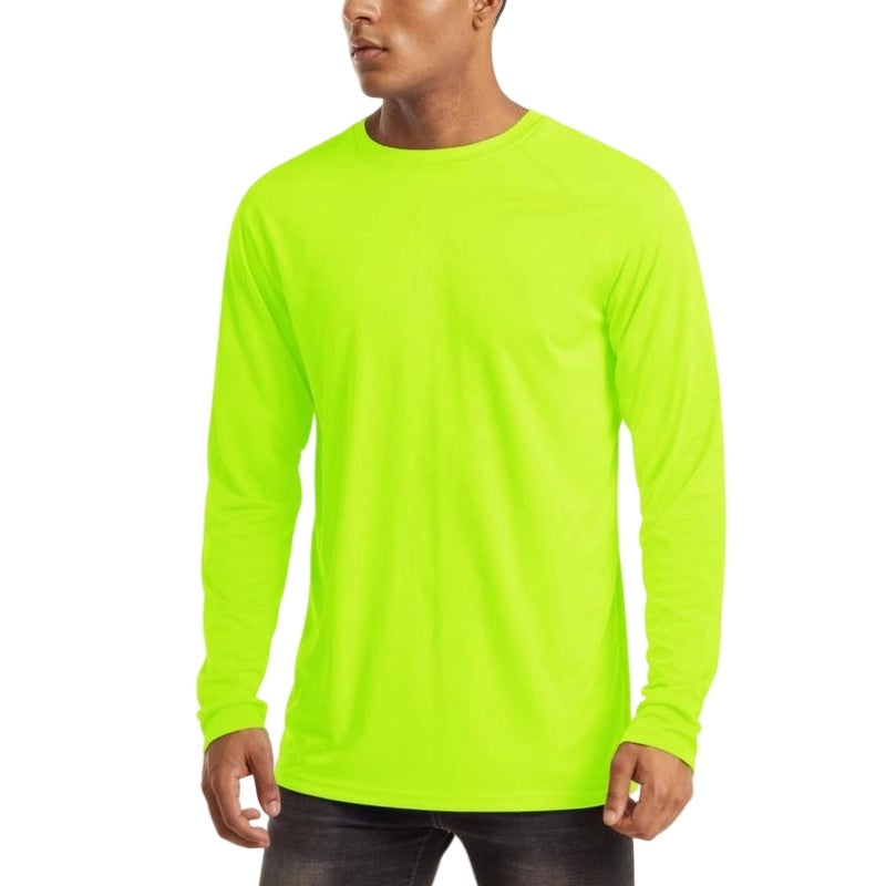 Men's UPF 50+ Long Sleeves Shirts Quick Dry Lightweight T-Shirt for Hiking Swimming Workout Rashguard