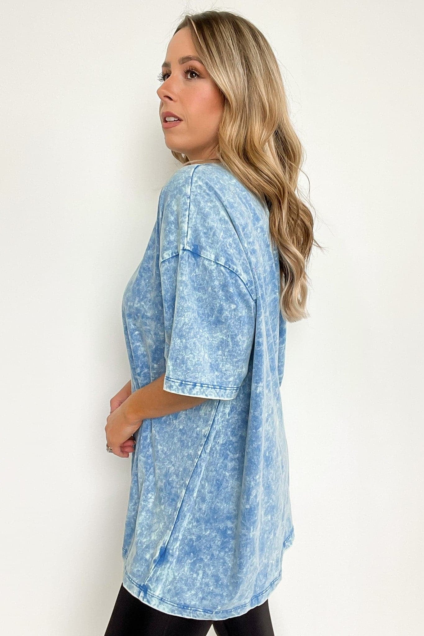 Weekend Awaits Mineral Wash Oversized Top - BACK IN STOCK