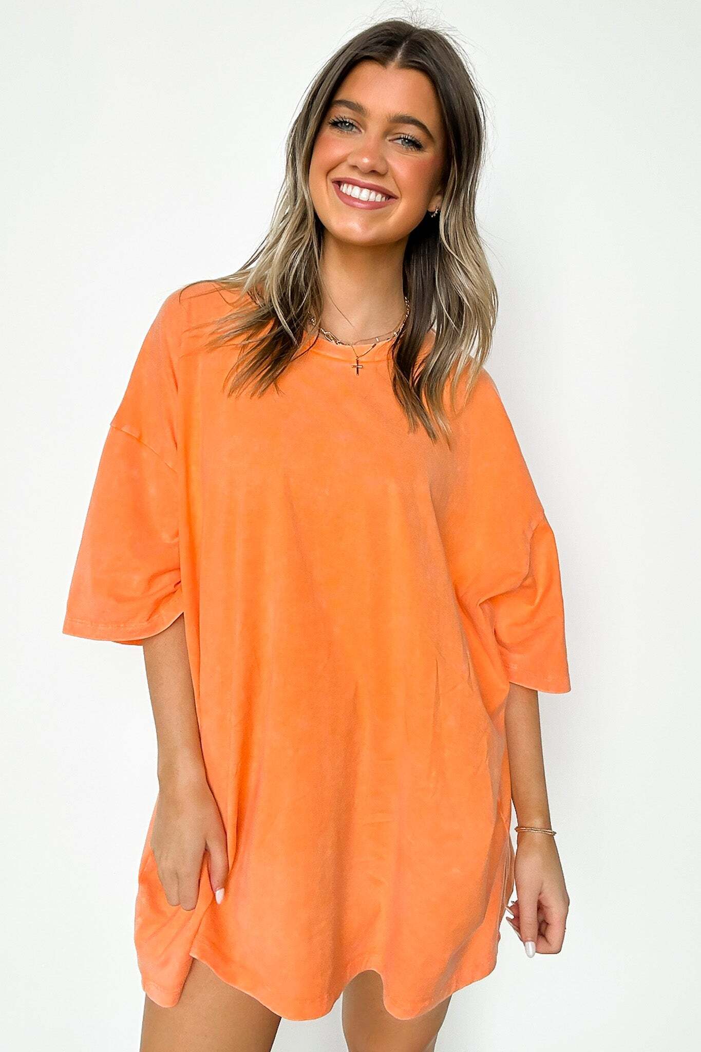 Weekend Awaits Mineral Wash Oversized Top - BACK IN STOCK