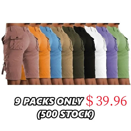 New Hot 2025🔥Stretch cargo shorts with flap pockets design