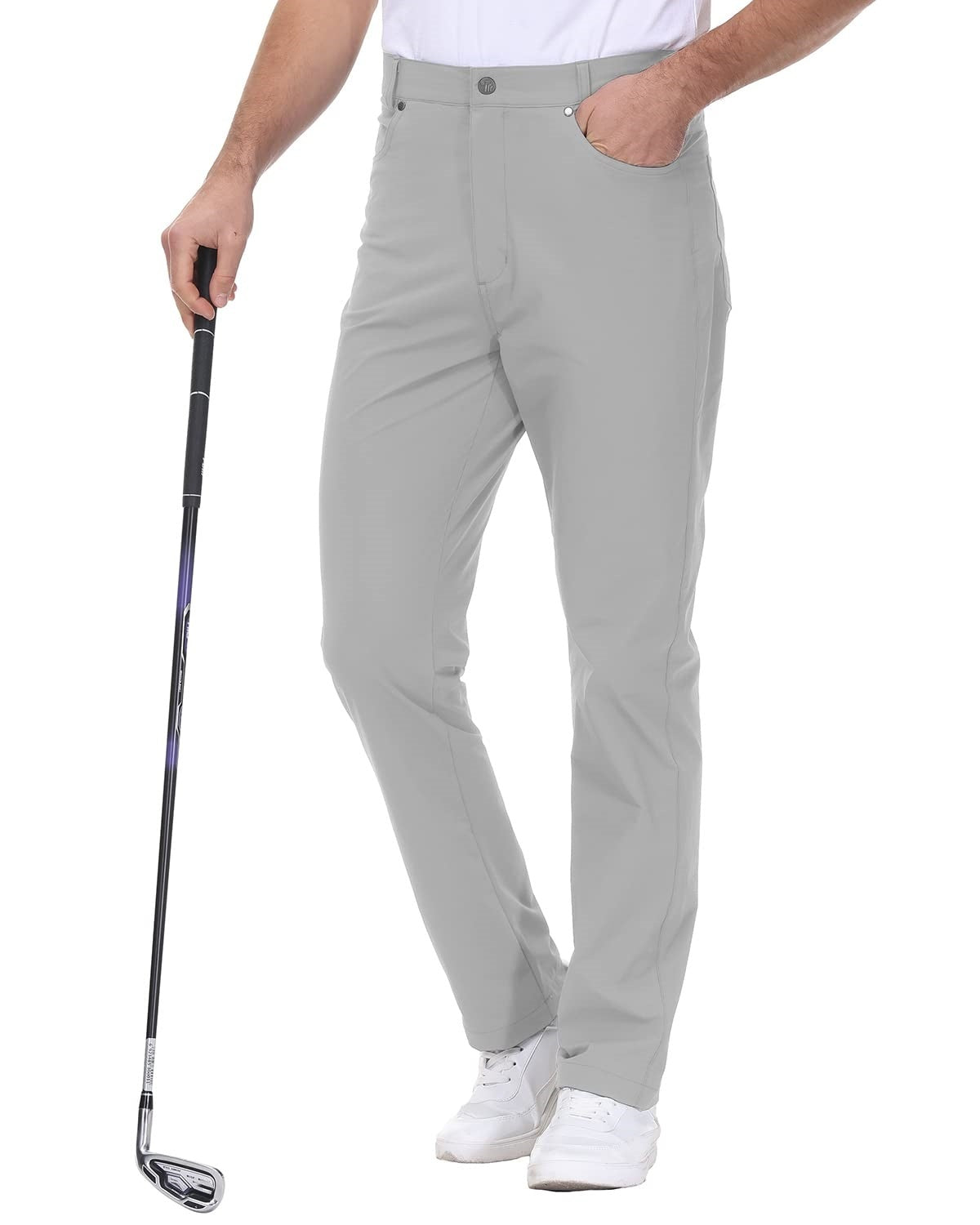 š„PROMOTION LAST DAYš„Men's Stretch Golf Pants Lightweight Quick Dry Work Casual Dress Pants 6 Pack