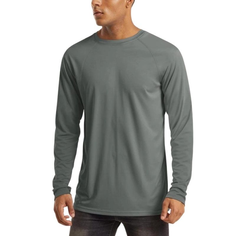 Men's UPF 50+ Long Sleeves Shirts Quick Dry Lightweight T-Shirt for Hiking Swimming Workout Rashguard