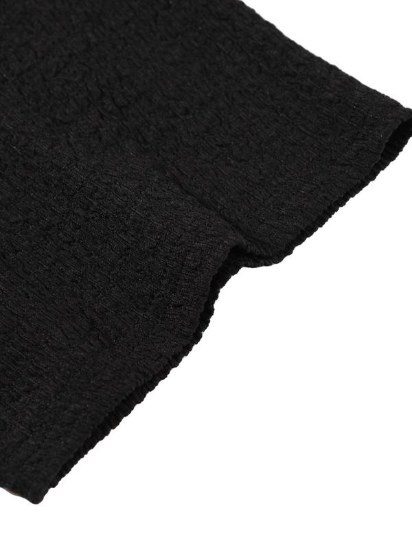 8 Pack-Men's Solid Textured Round Neck Tee & Drawstring Waist Shorts