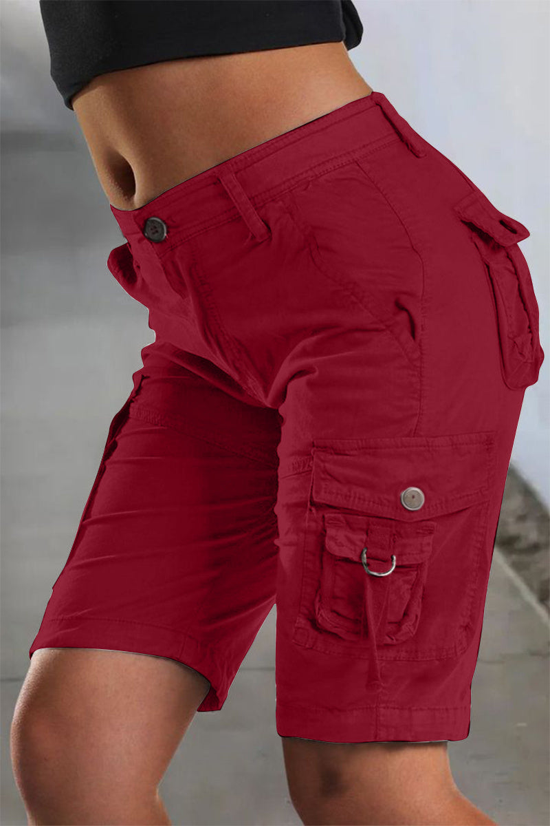 New Hot 2025🔥Stretch cargo shorts with flap pockets design