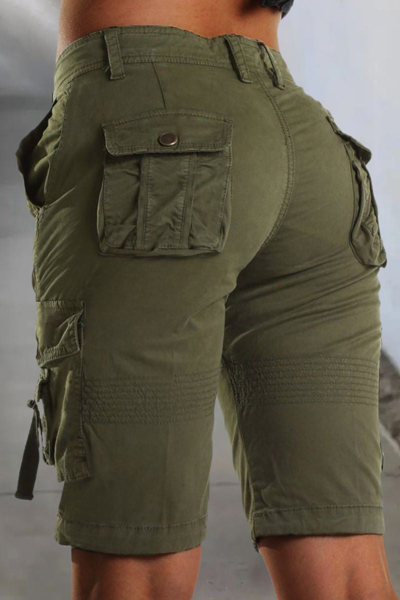 New Hot 2025🔥Stretch cargo shorts with flap pockets design