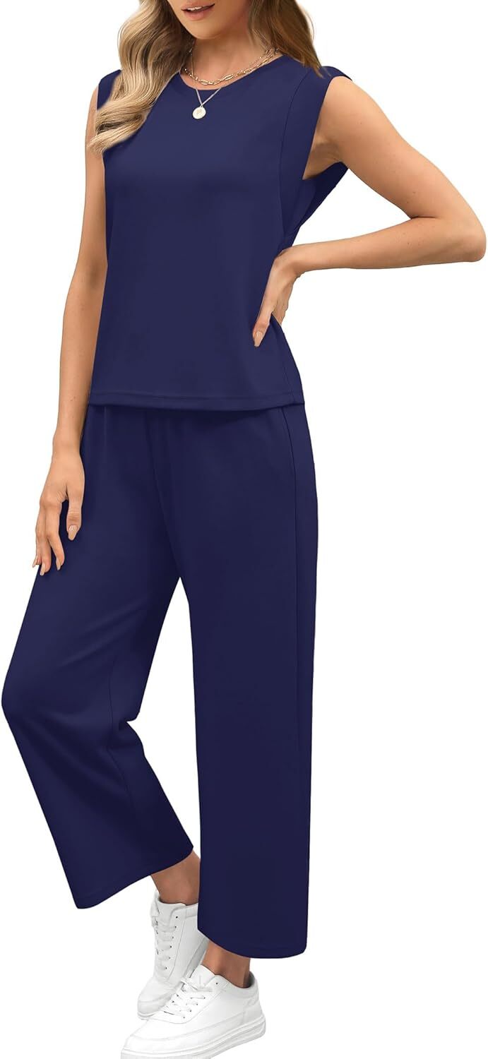 Two Piece Sets for Women Spring/Summer travel Lounge Sets