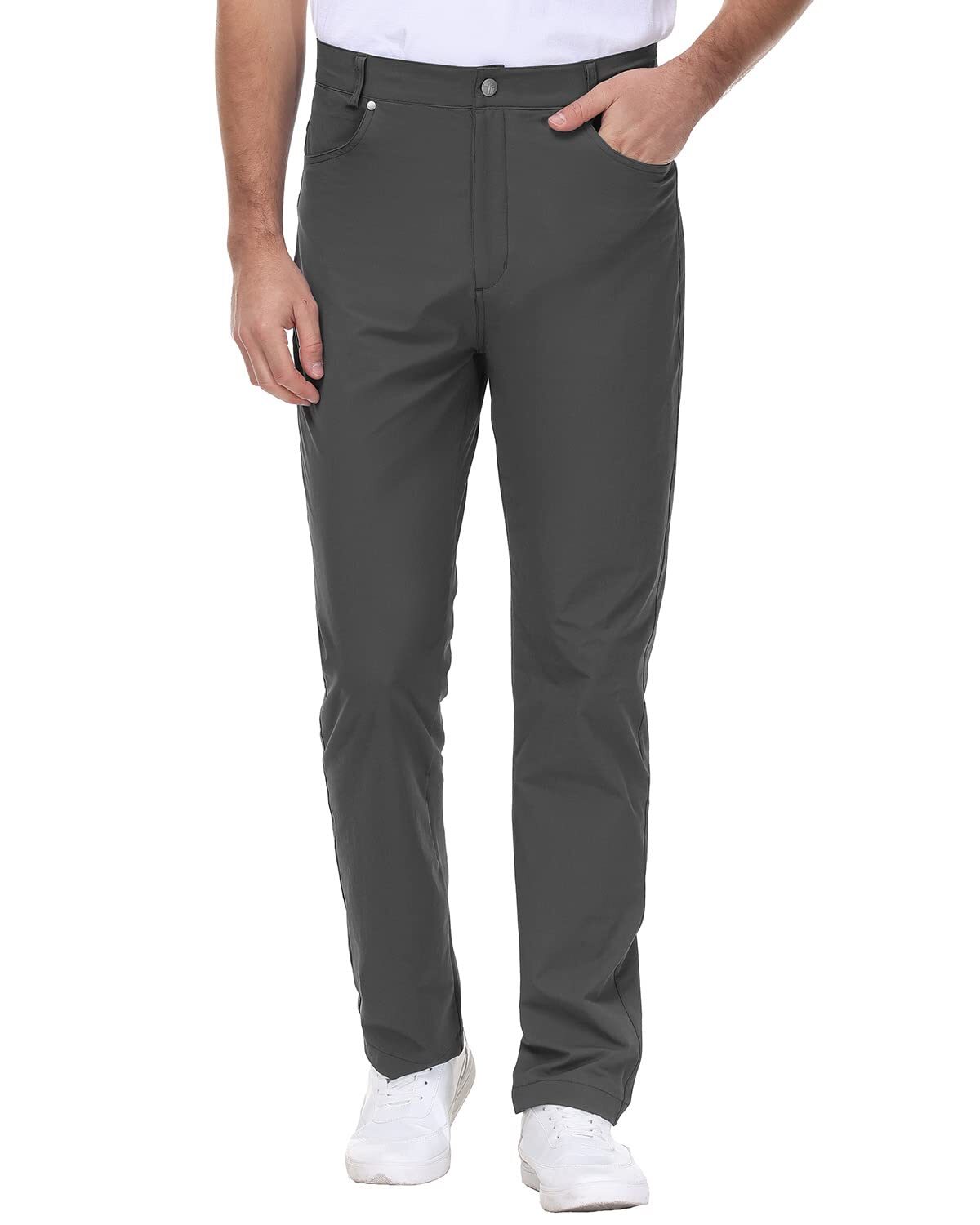 š„PROMOTION LAST DAYš„Men's Stretch Golf Pants Lightweight Quick Dry Work Casual Dress Pants 6 Pack