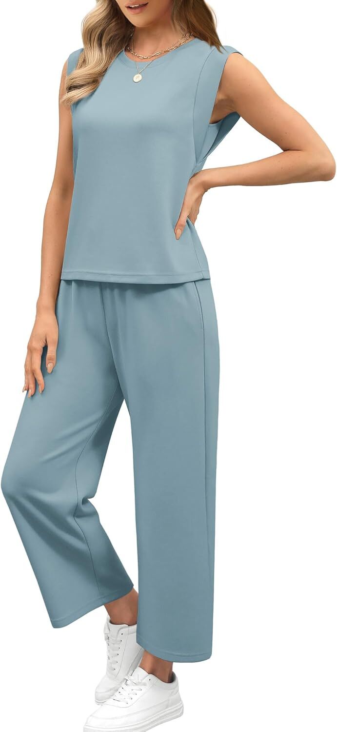 Two Piece Sets for Women Spring/Summer travel Lounge Sets