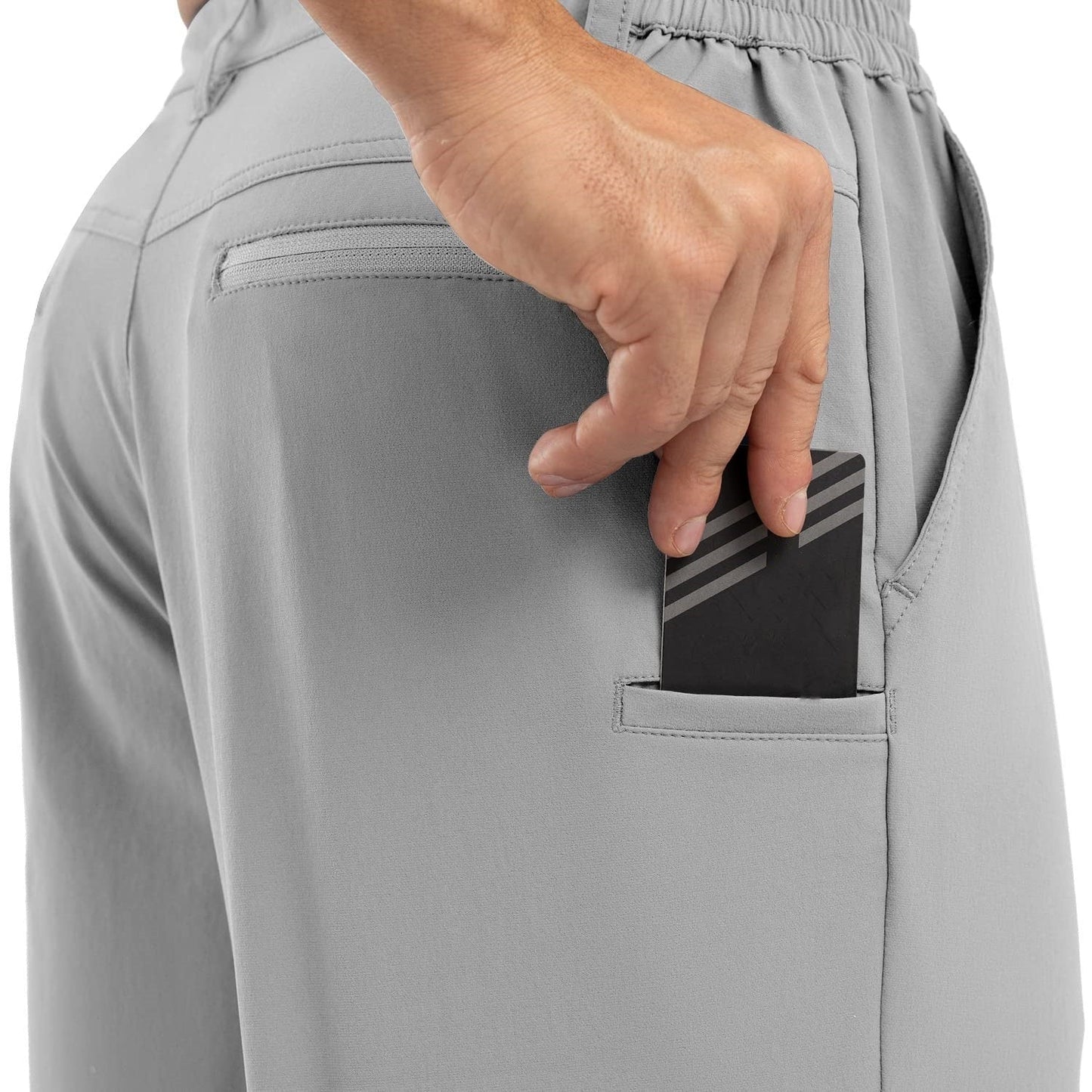 Men's golf shorts, stretch, lightweight, quick-drying, with 5 pockets