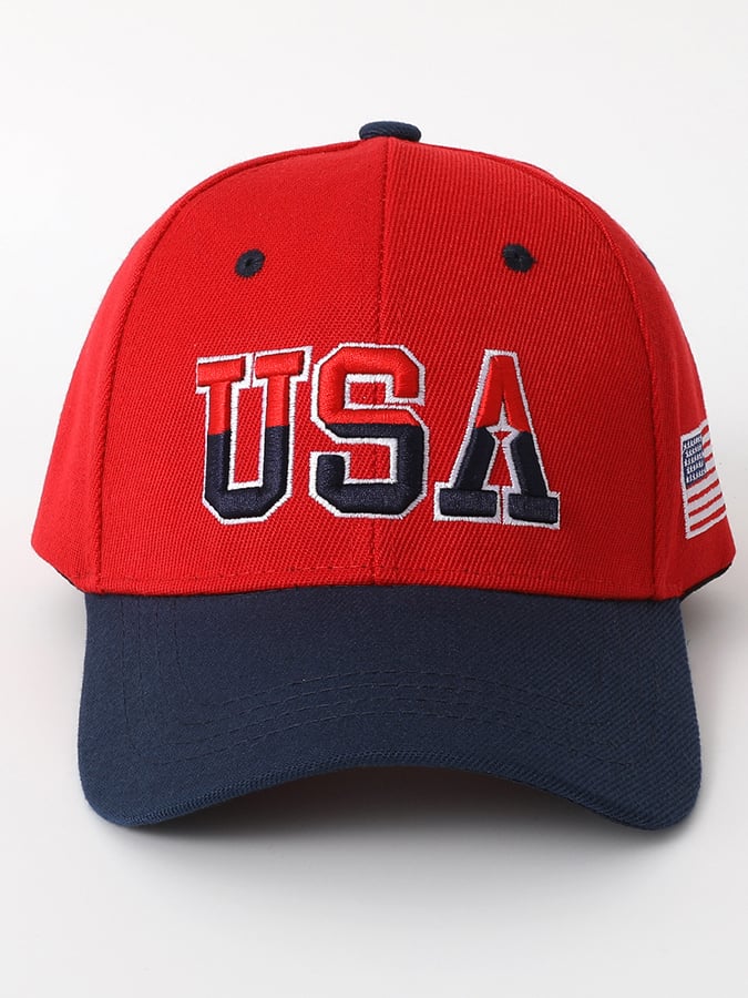 American Flag Embroidered Hat