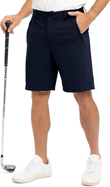 Men's Golf Work Shorts Stretch Waistband Dry Fit