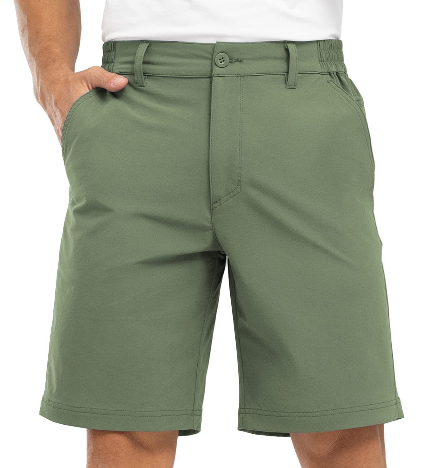 Men's golf shorts, stretch, lightweight, quick-drying, with 5 pockets
