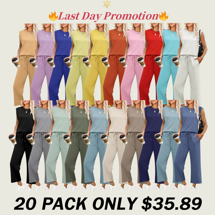 Two Piece Sets for Women Spring/Summer travel Lounge Sets