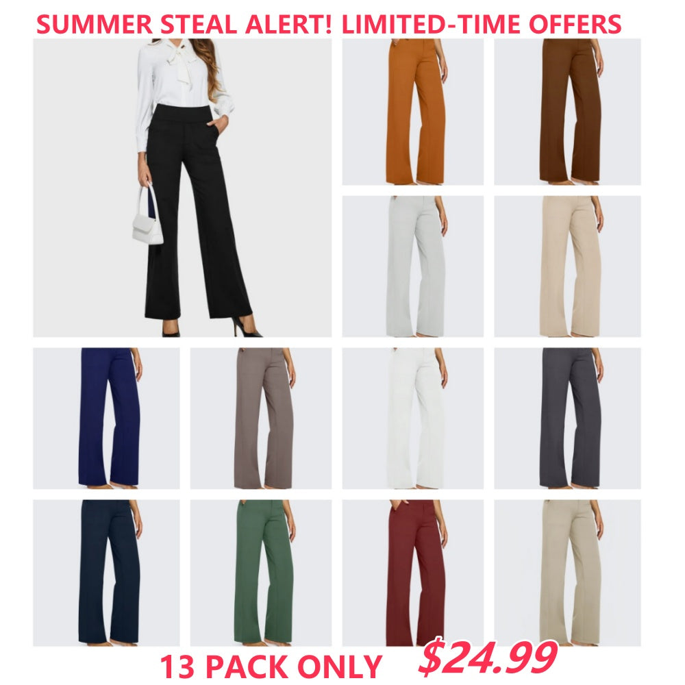 13 -Pack Wide leg Yoga Pants