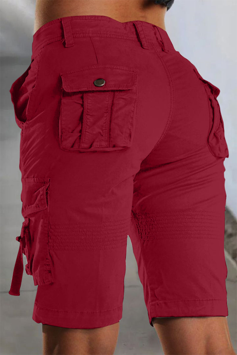 New Hot 2025🔥Stretch cargo shorts with flap pockets design