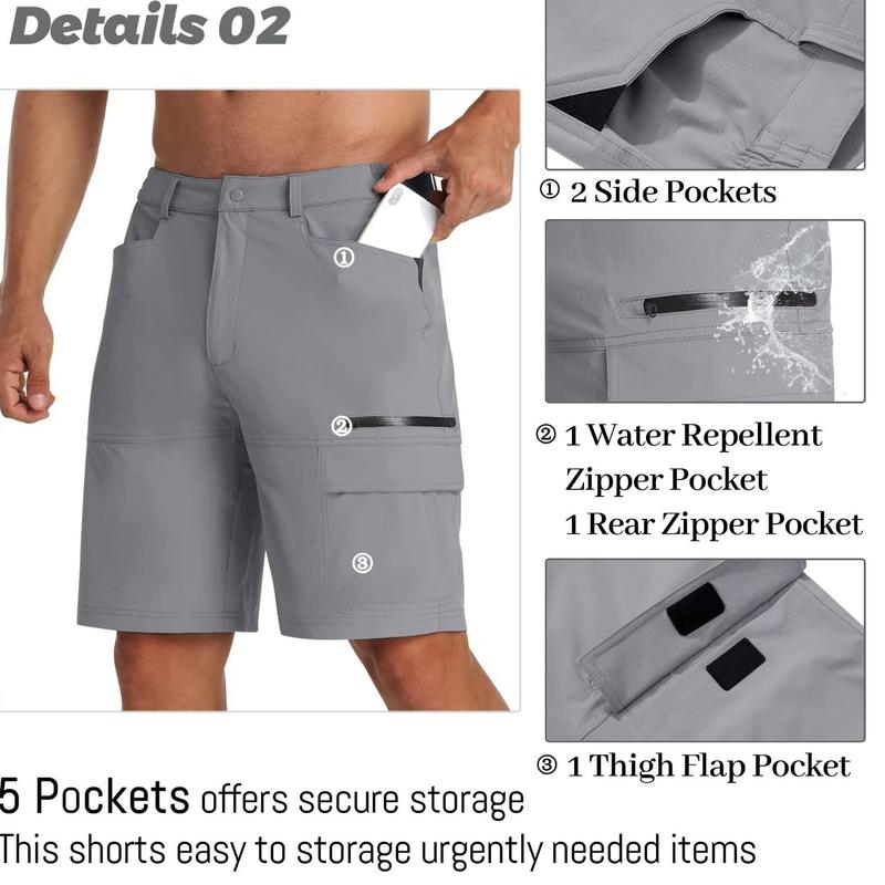 🔥Men's Summer Lightweight Quick-Dry Work Shorts(Pockets on both the front and back)