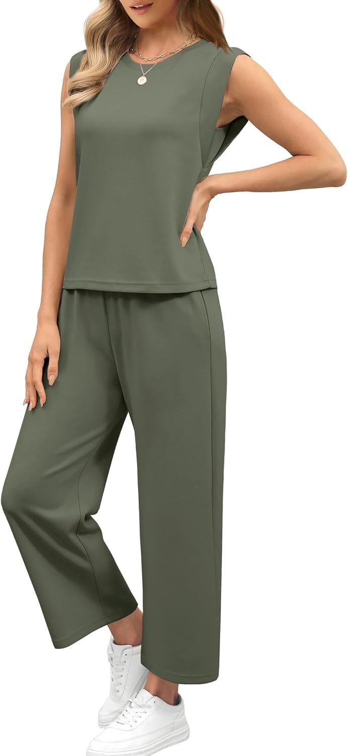 Two Piece Sets for Women Spring/Summer travel Lounge Sets