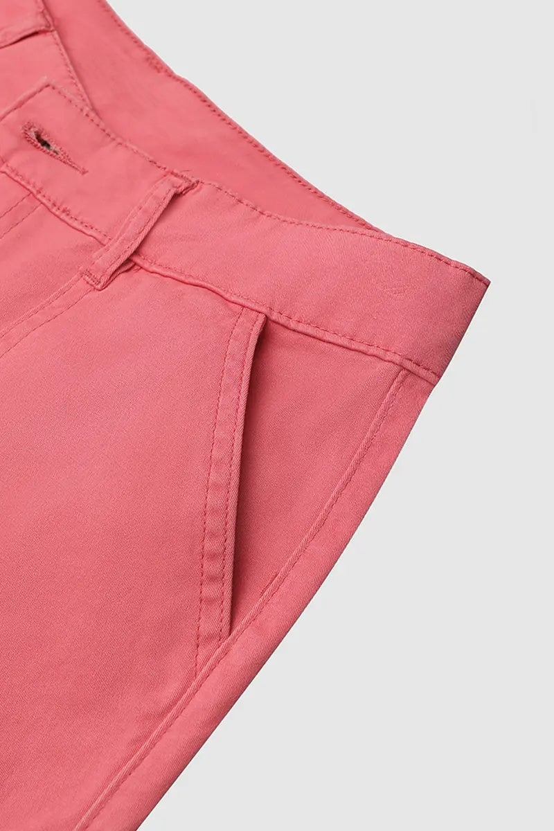 🔥Roll Tab Hem Multi Pocket Capri Mid Waist Cargo Pants