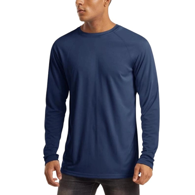 Men's UPF 50+ Long Sleeves Shirts Quick Dry Lightweight T-Shirt for Hiking Swimming Workout Rashguard