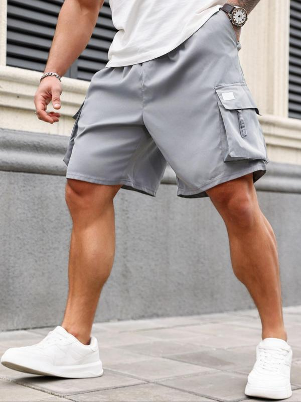 π₯ 8-Pack Men's Plus Size Solid Flap Pocket Cargo Shorts