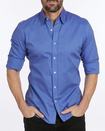 🔥2025 Hot Sale🔥Oxford Stretch Zip Shirt