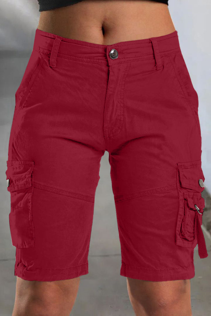 New Hot 2025🔥Stretch cargo shorts with flap pockets design