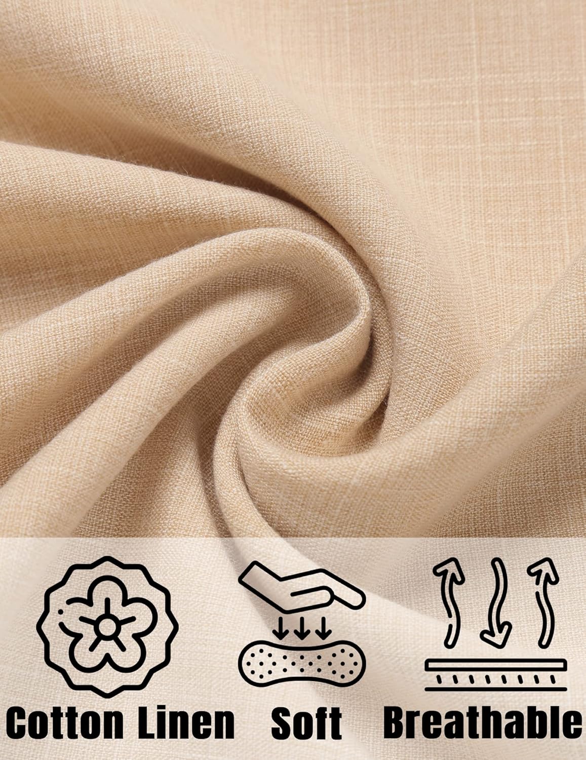 🔥Men's Linen Shirts Short Sleeve Casual Shirts Button Down Shirt for Men Beach Summer Wedding Shirt