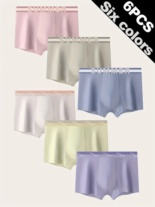 6pcs Men'S Underwear: Comfortable And Breathable