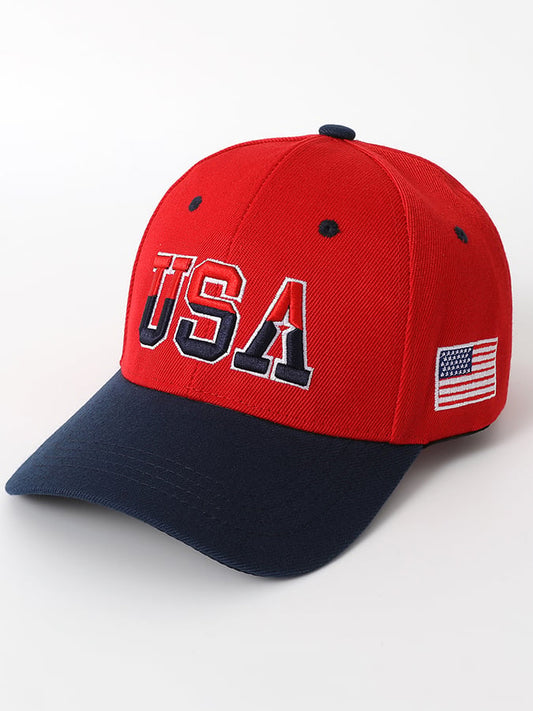 American Flag Embroidered Hat