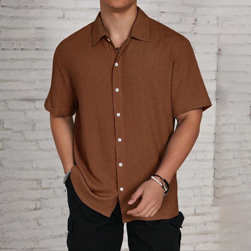 Men's Textured Knit Shirt