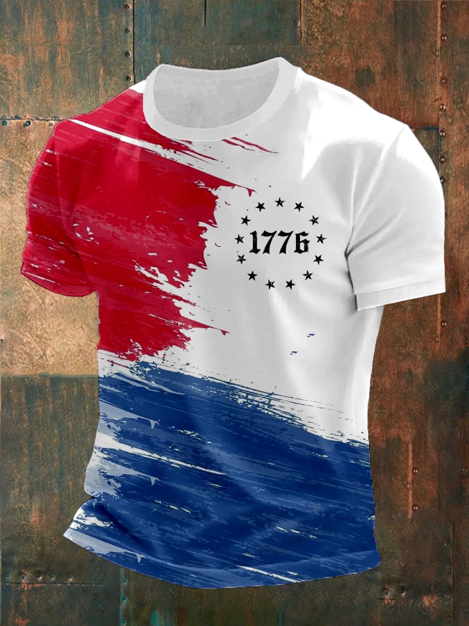 Men's Independence Day Printed T-Shirt