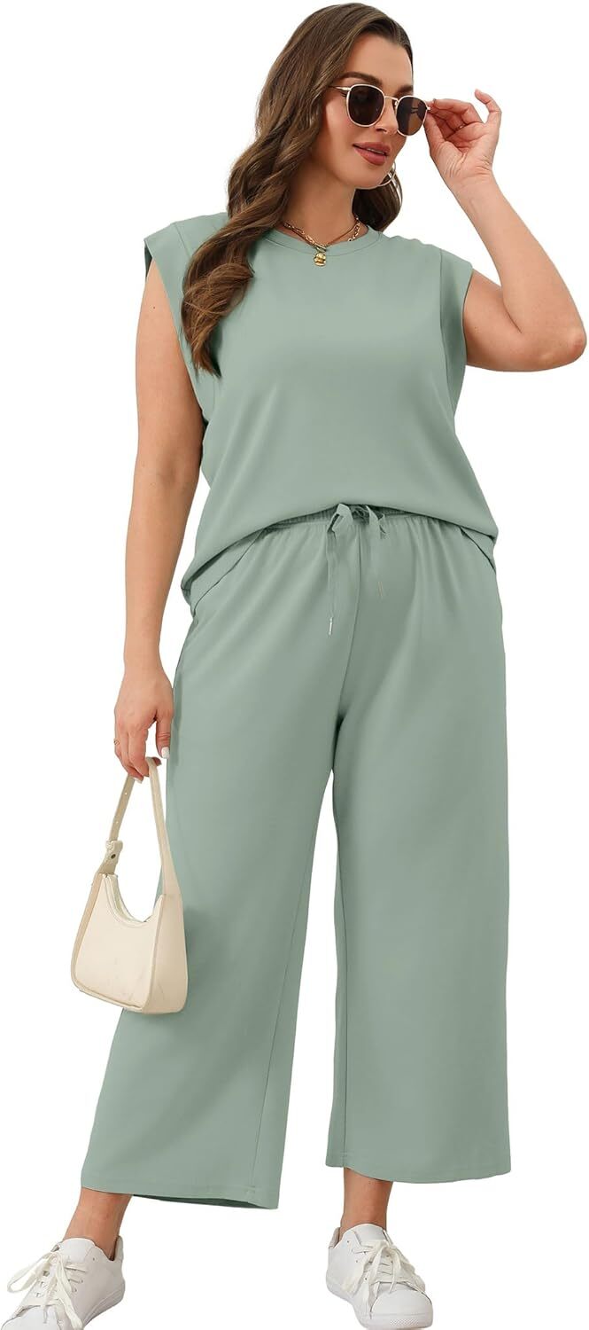 Two Piece Sets for Women Spring/Summer travel Lounge Sets