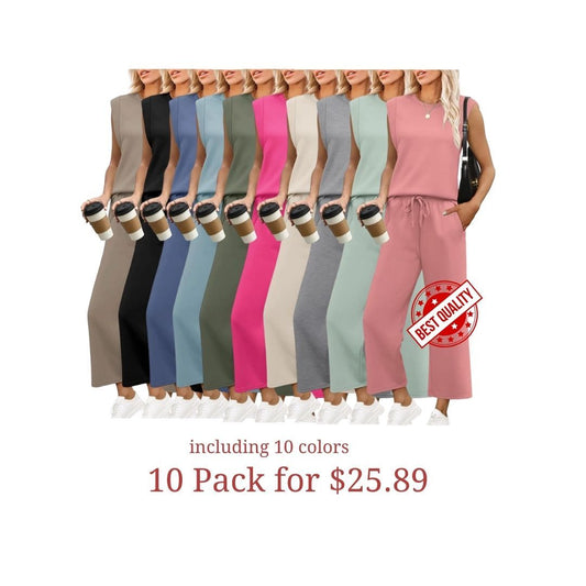Two Piece Sets for Women Spring/Summer travel Lounge Sets