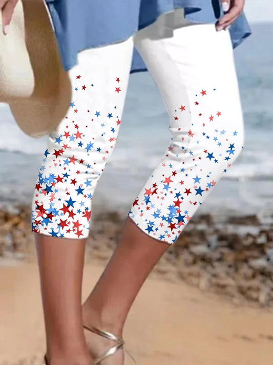 Women's Vintage Flag Print Leggings